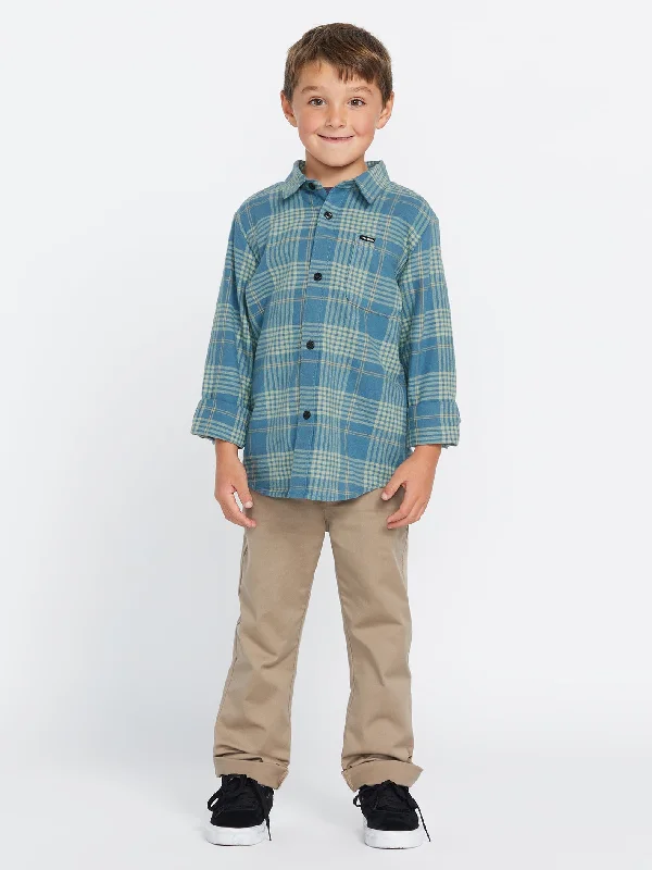 Little Boys Caden Plaid Flannel - Indigo Ridge