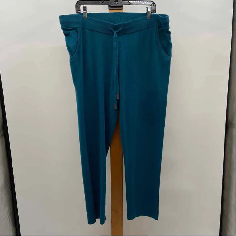 Chico's Women's Size 16 Teal Solid Pants