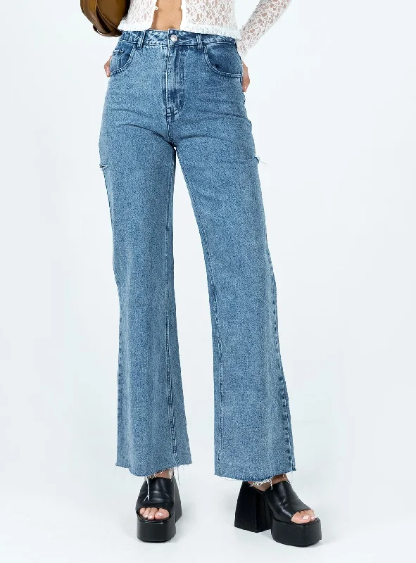 Flloyd Wide Leg Jean Denim