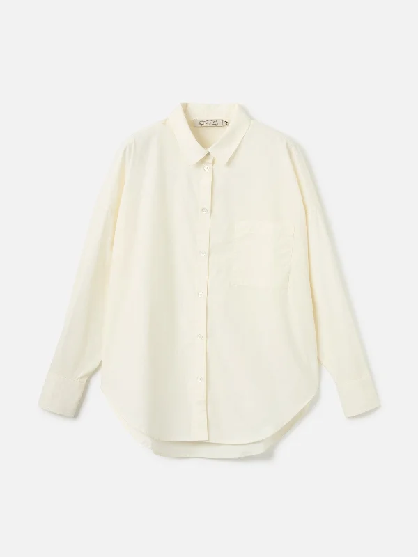 Solid Sandy Oversized Button Shirt