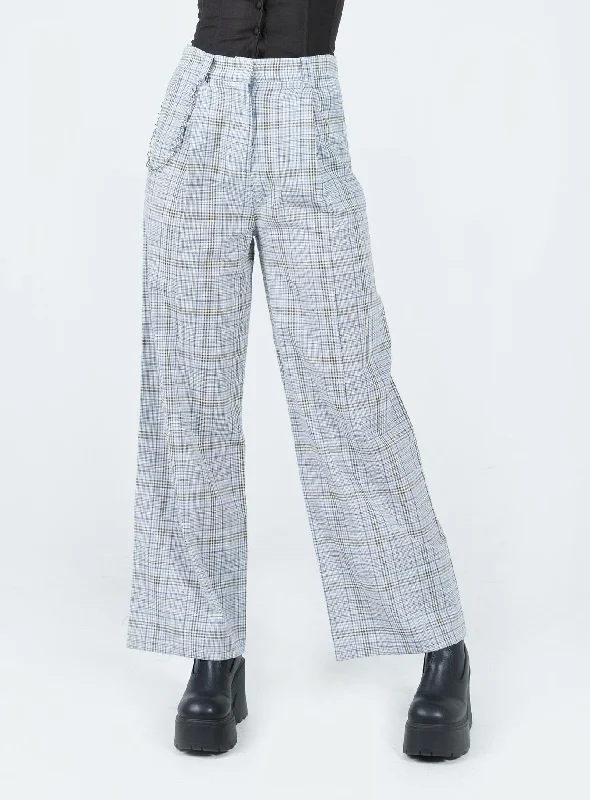 Sebastian Pant Blue Plaid