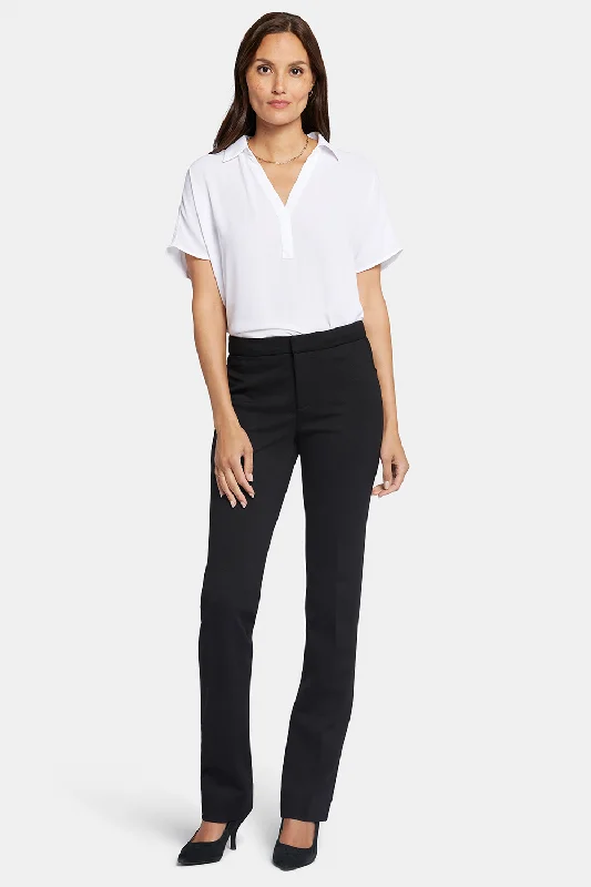 Slim Trouser Pants In Petite - Black