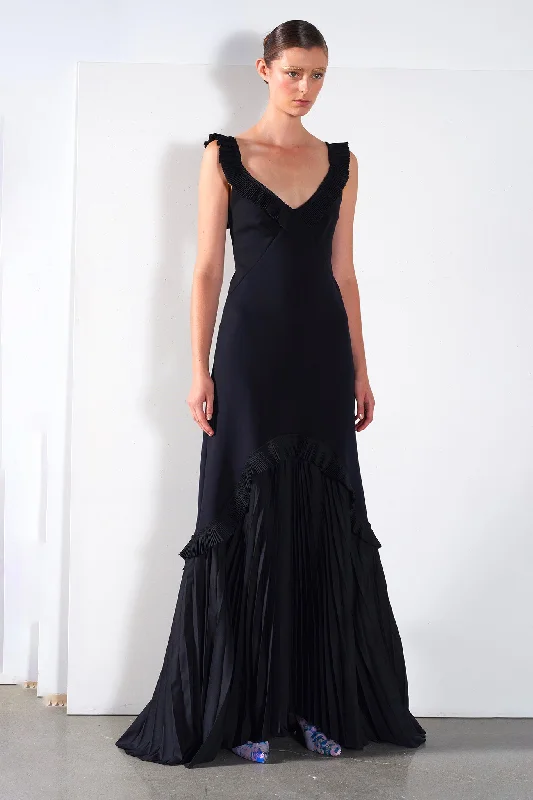 Asagao Gown - Black