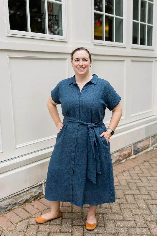 Button-Up Shirt Dress