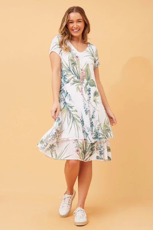 ELECTRA BOTANICAL PRINT DRESS