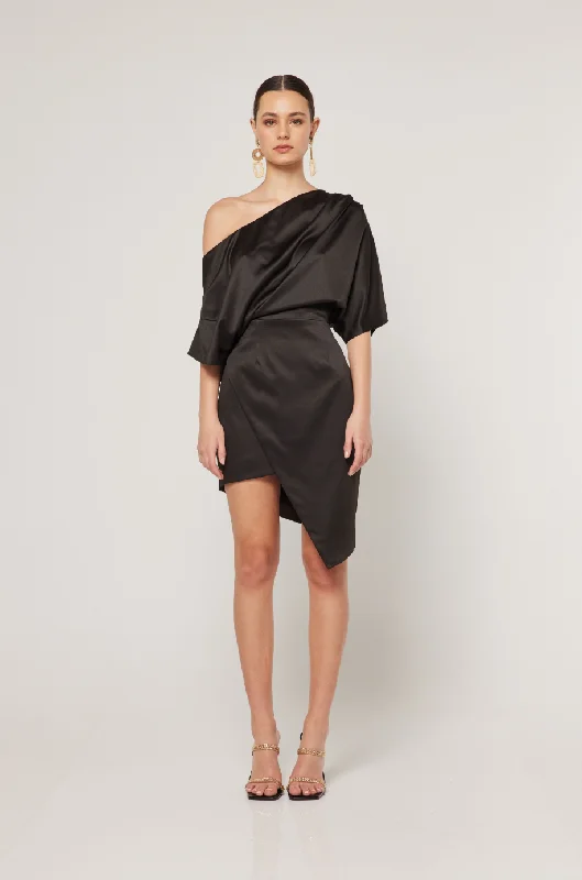 Grecian Dress - Black