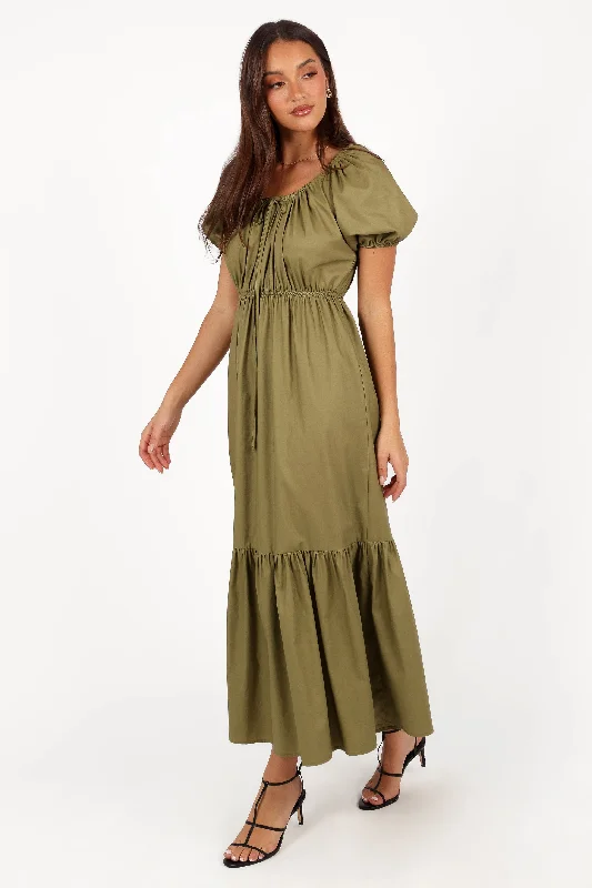 Juliana Maxi Dress - Olive