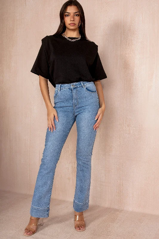 Lydia Blue Flared Jeans