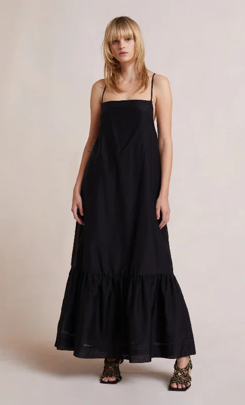 Millie Maxi Tent Dress - Black