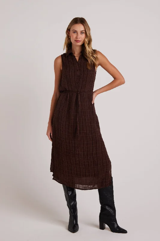 Sleeveless Pullover Midi Dress