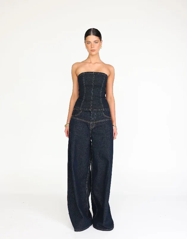 Toni Denim Corset (Indigo)