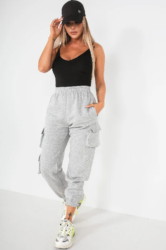 Zucca Grey Utility Joggers