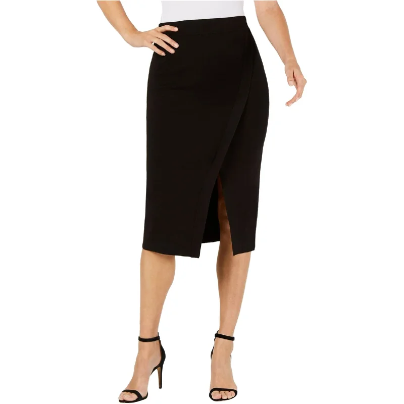 Anne Klein Womens Slit Pencil Skirt