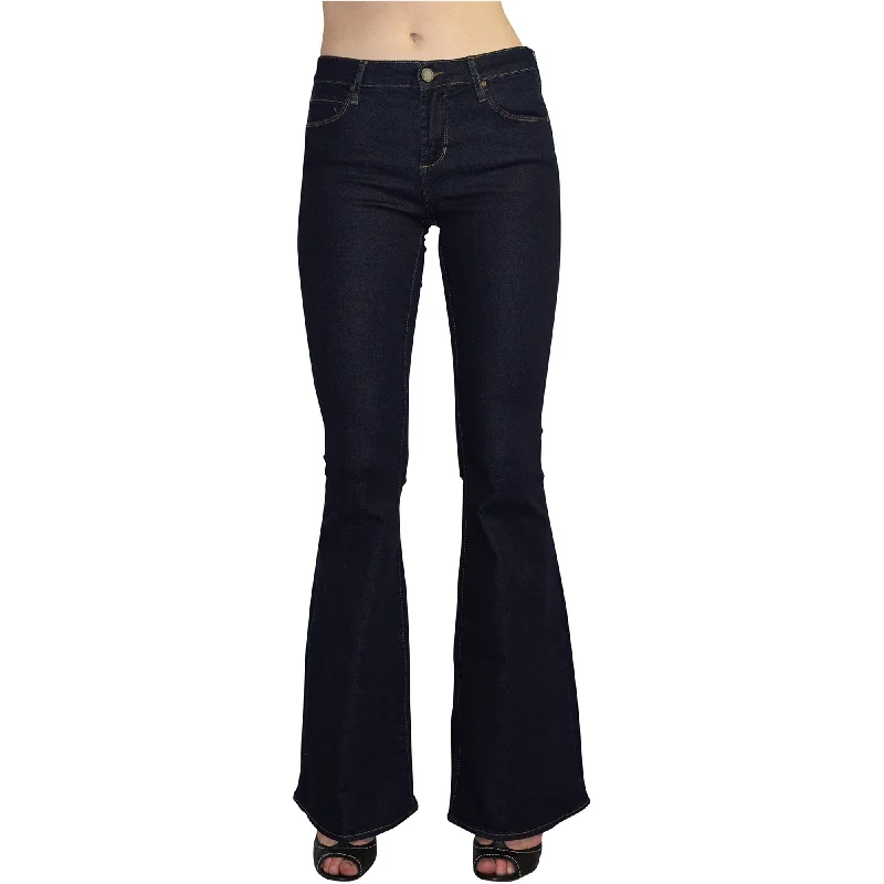 Articles of Society Womens Faith Flared Jeans, Blue, 24