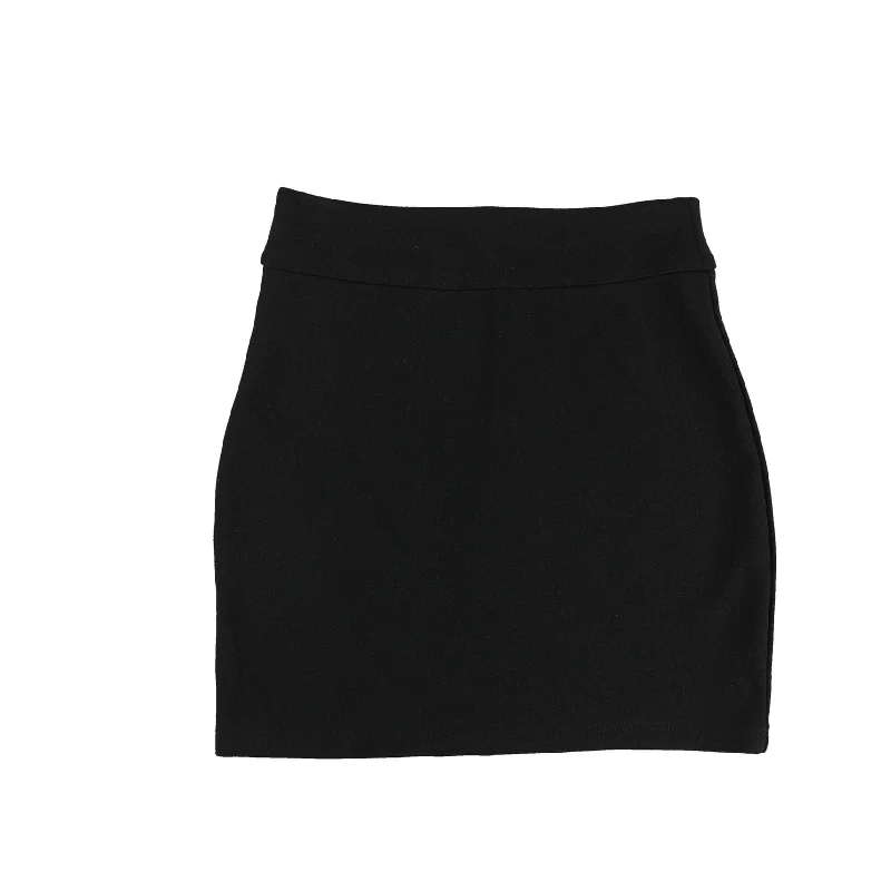 BDG Womens Solid Mini Skirt, Black, X-Small