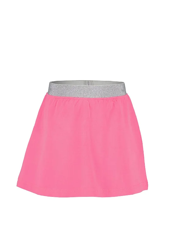 Blue Seven Girls Glitter Band Skirt, Pink