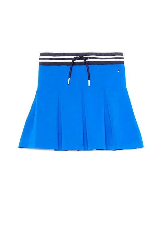 Tommy Hilfiger Girl Pleated Mini Skirt, Ultra Blue