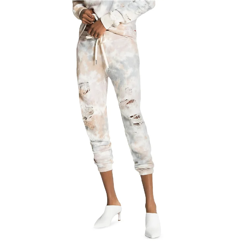 N:Philanthropy Womens Road Ripped Casual Jogger Pants