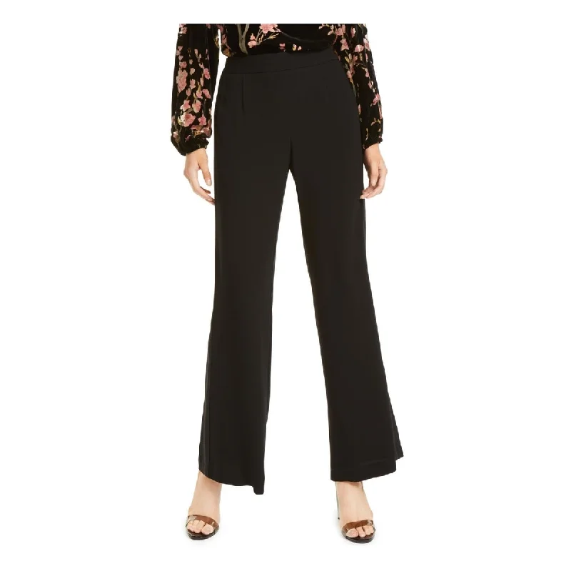 Nanette Lepore Women's High Rise Wide Leg Trouser Pants Black Size 6