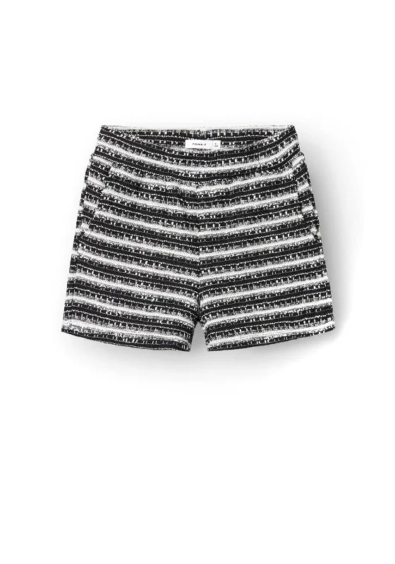 Name It Kid Girl Ragia Shorts, Black