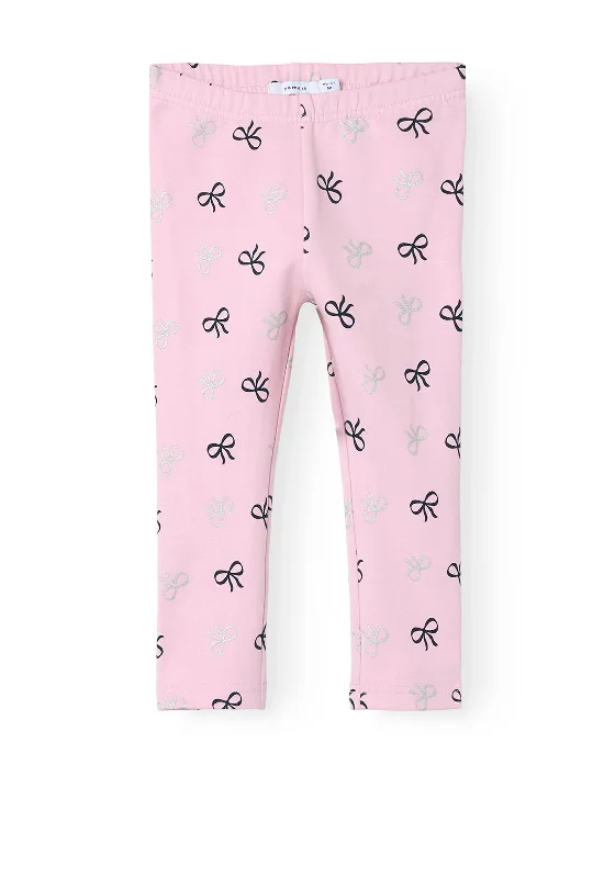 Name It Mini Girl Rue Sweat Print Legging, Corsage