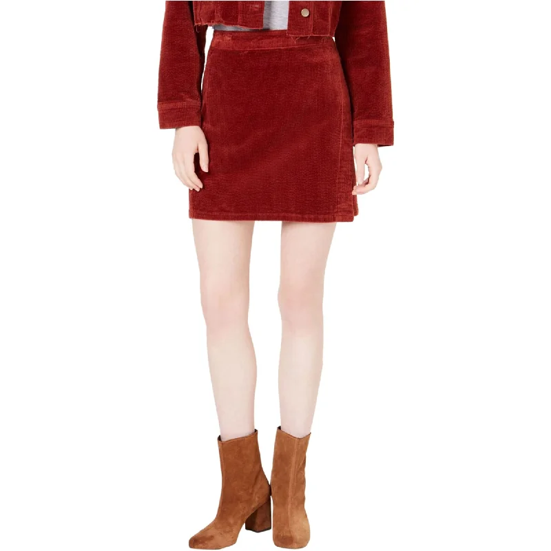 T.D.C Womens Corduroy Wrap Skirt