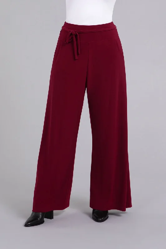 Wide Leg Trouser | Bloodstone